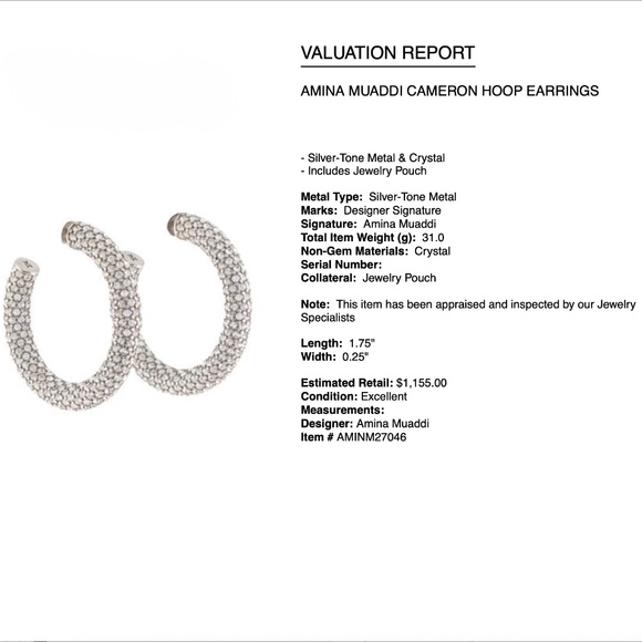 Aminah Muaddi Cameron Hoop Earrings - Picture 7 of 16